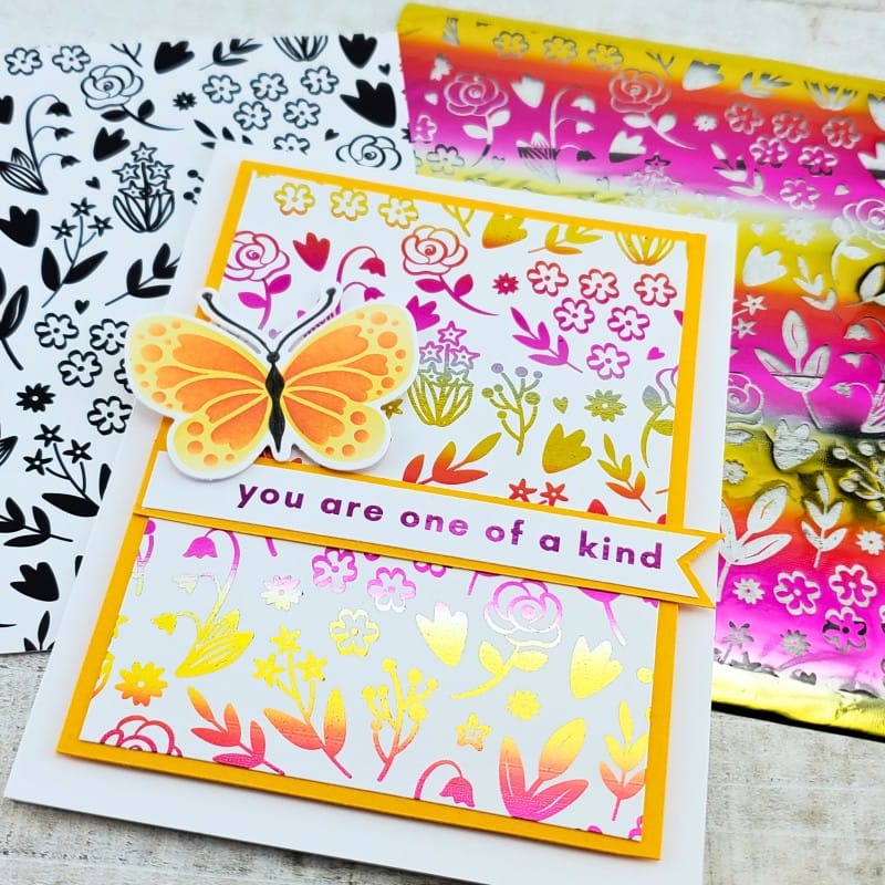 HeatnBond Deco Foil Hoppy Spring feuilles toner 8 feuilles A2