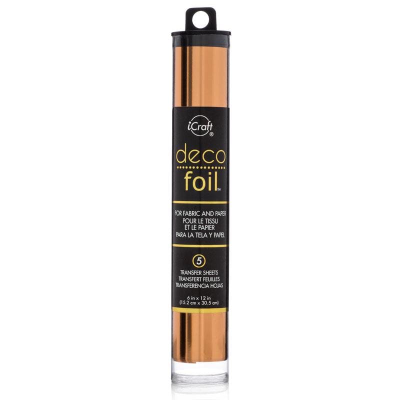 HeatnBond Deco Foil Feuille transfert Copper cuivre 5 feuilles