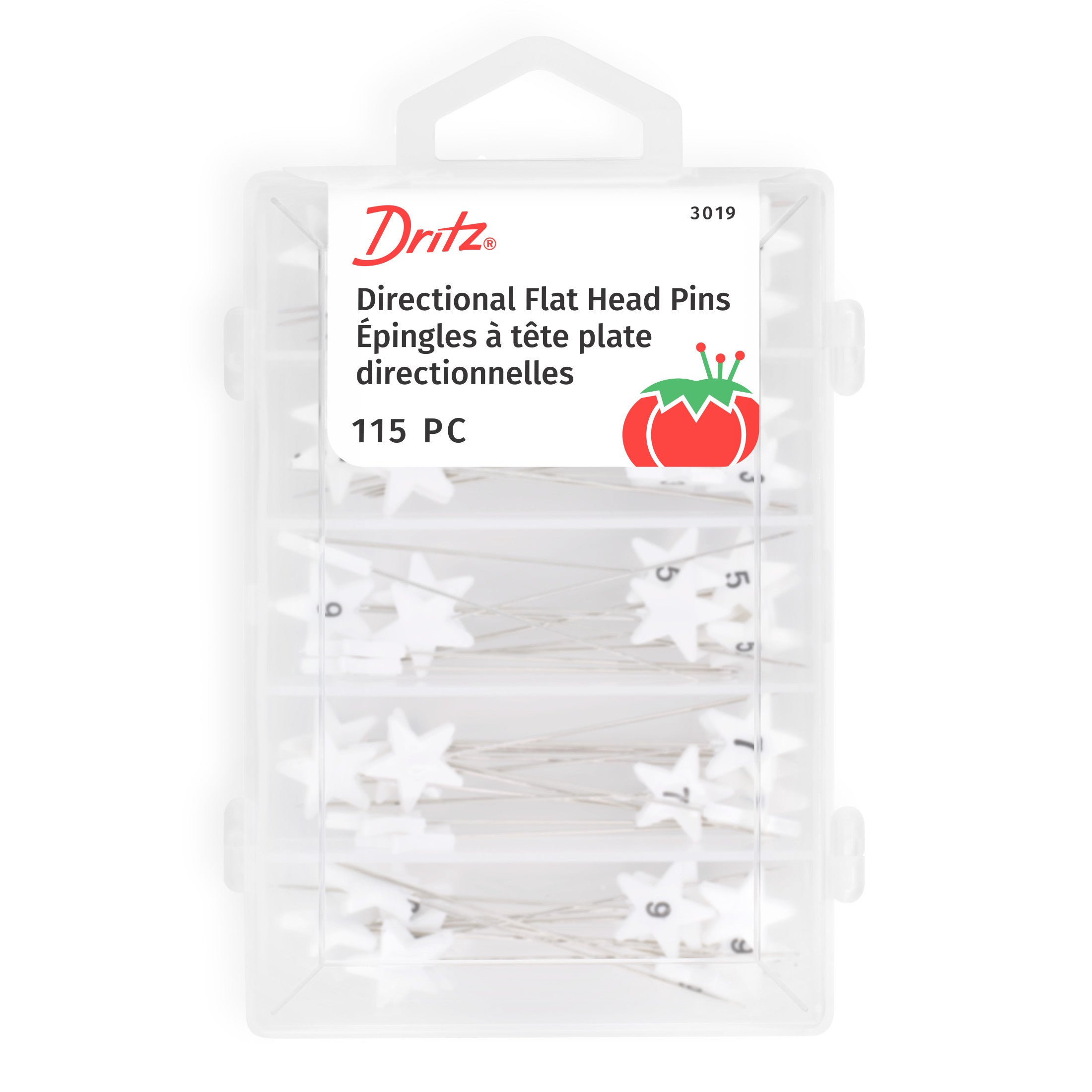 Dritz Pins épingles 3019 étoile blanche 115 pièces quilt