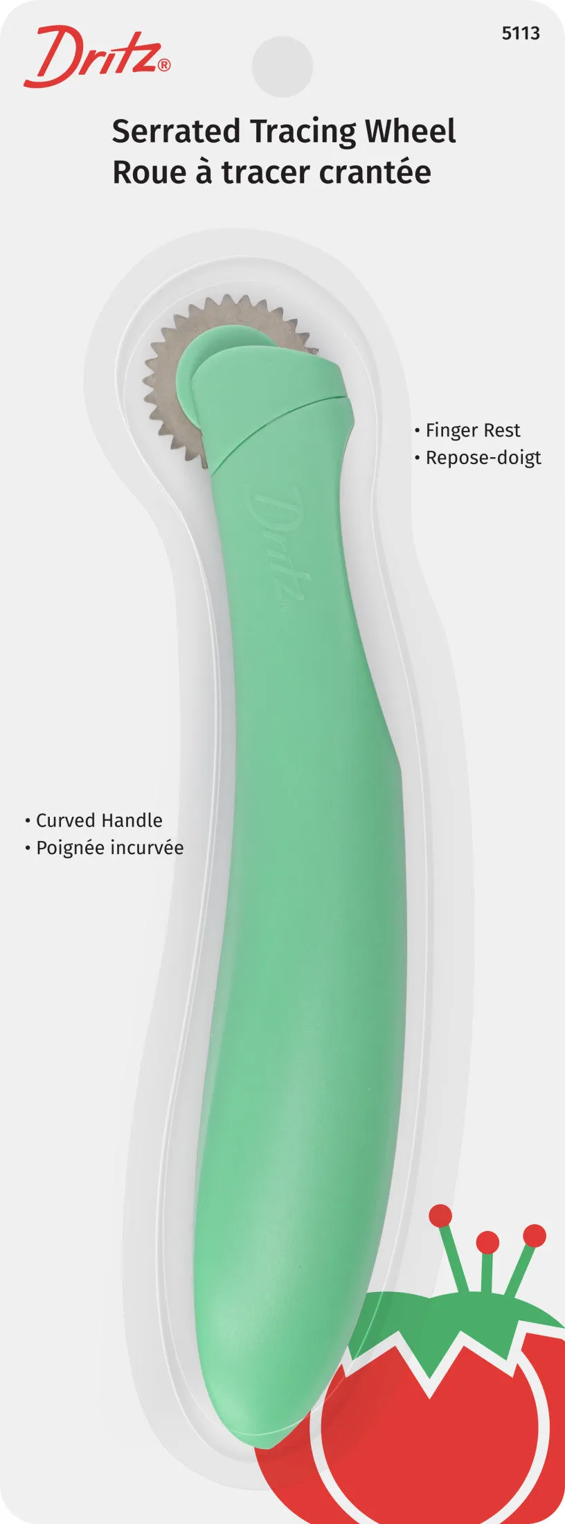 Dritz Roulette à Tracer Dentée Ergonomique 5113