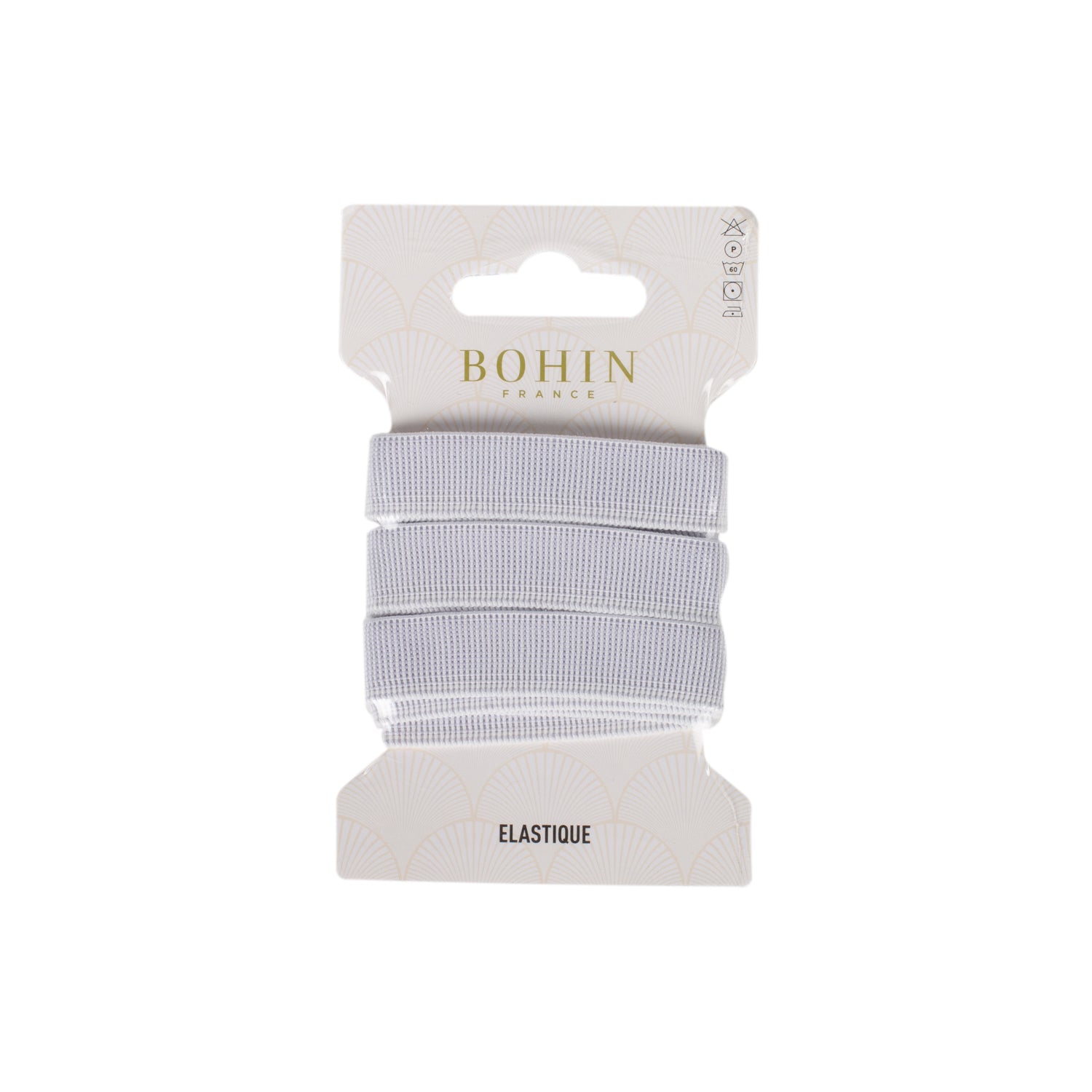 Bohin Élastiques blanc enfant 5 mm x 3 m souple