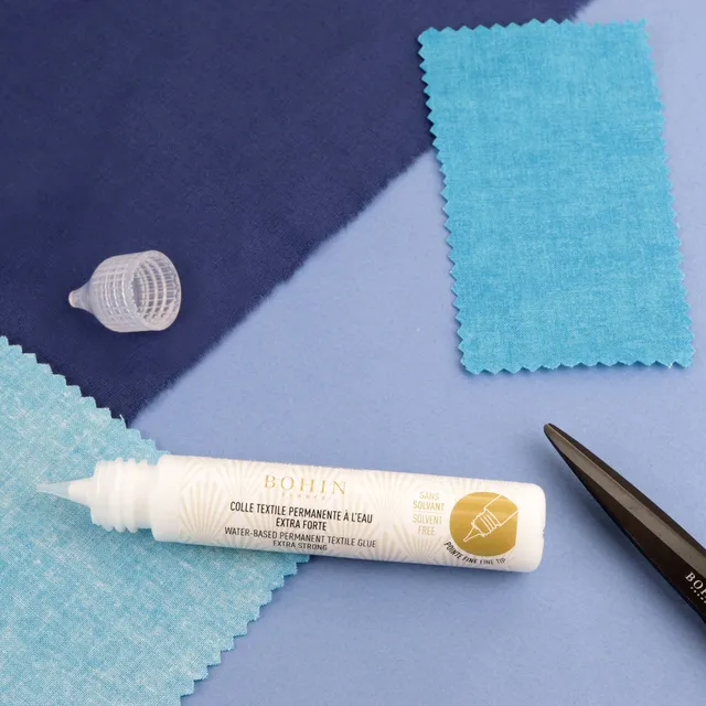 Bohin Colle textile permanente tube 25 ml précision