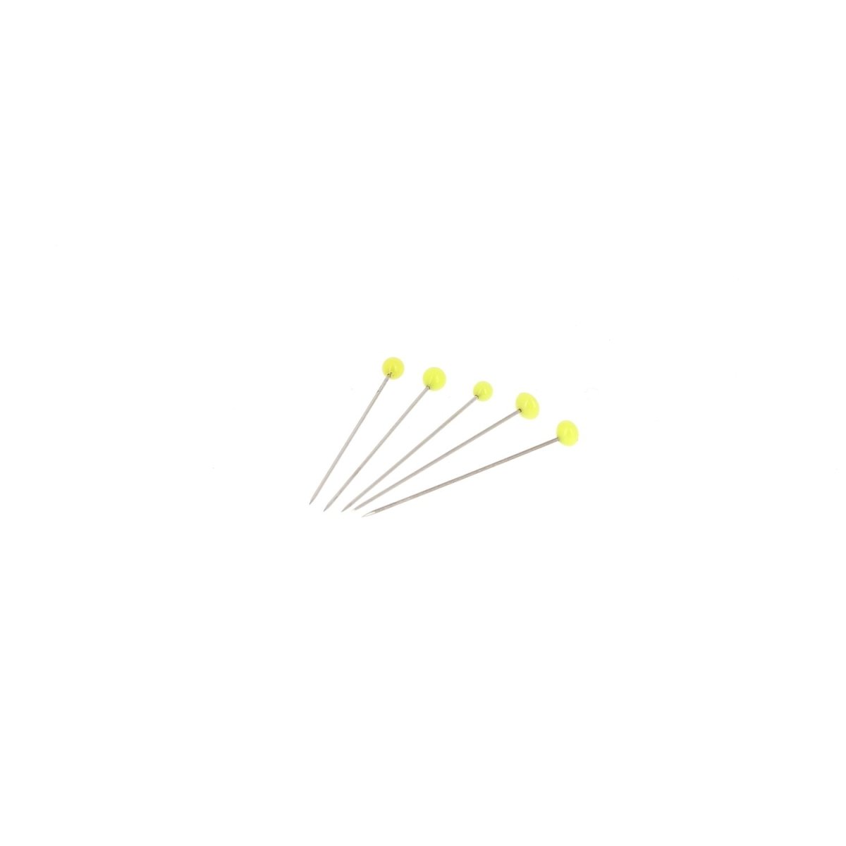 Bohin épingles verre appliqué tissu fin 20 mm jaune x150