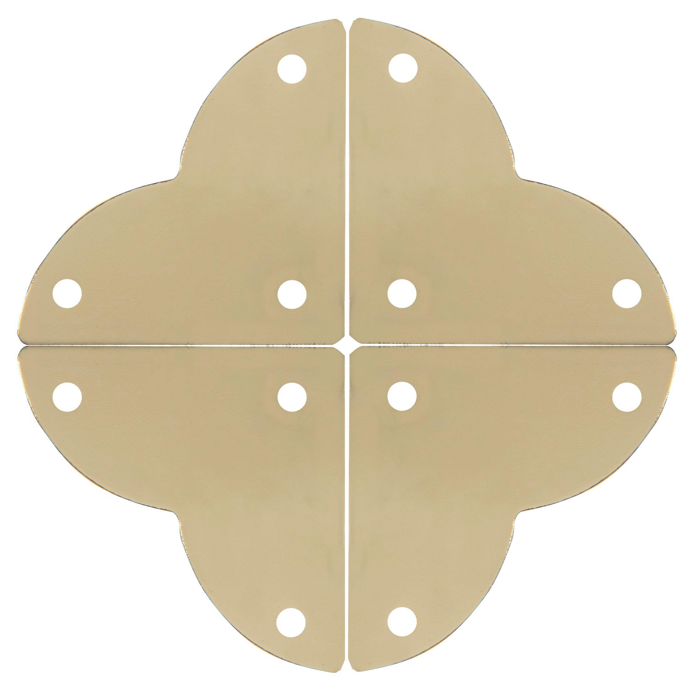 Dritz Home Décor coins quatrefoil nickel petit lot 4