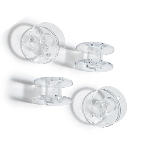 Kitac Canettes machine à coudre 20,5 mm plastique transparent