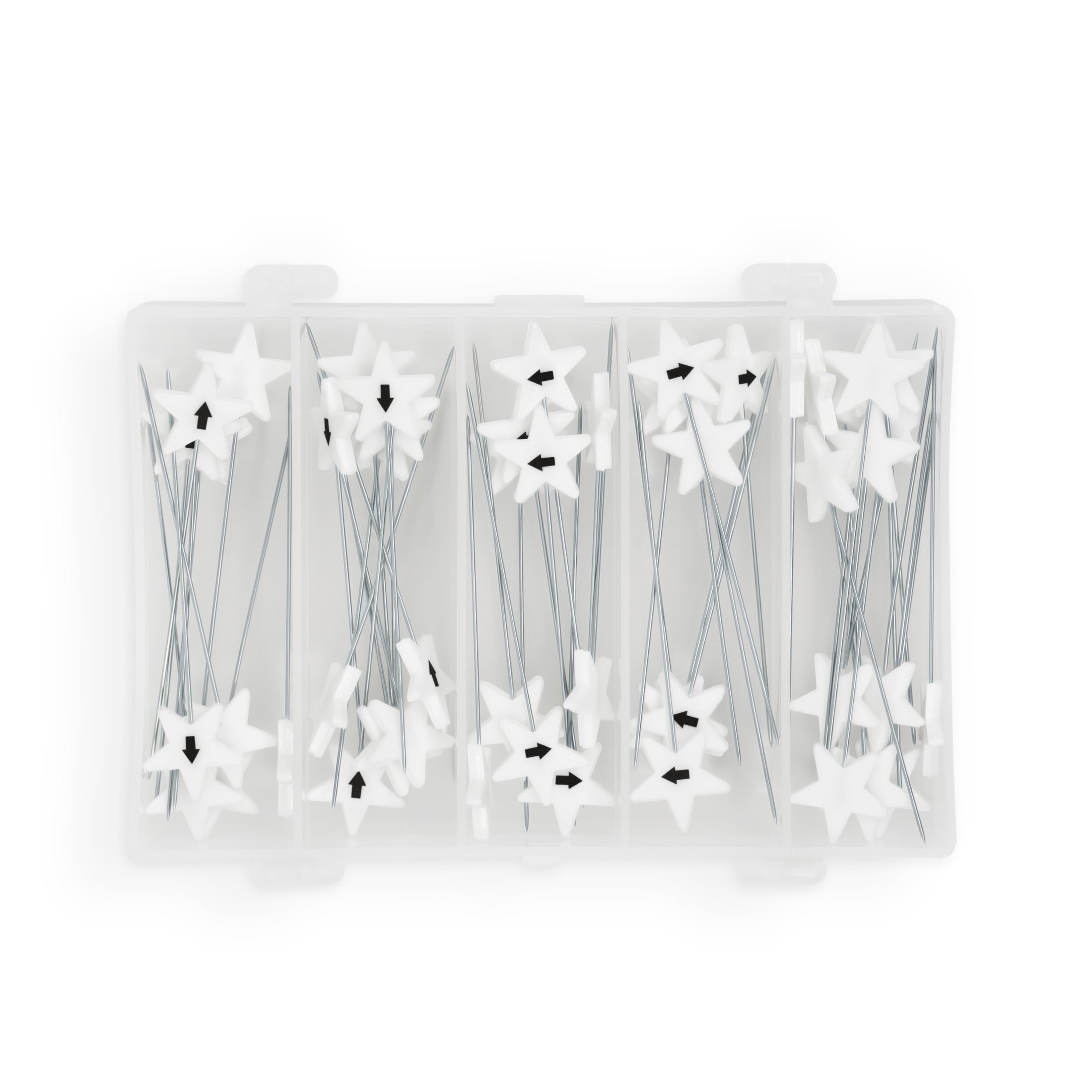 Dritz Quilting Épingles tête étoile 3019 blanches 115 pièces