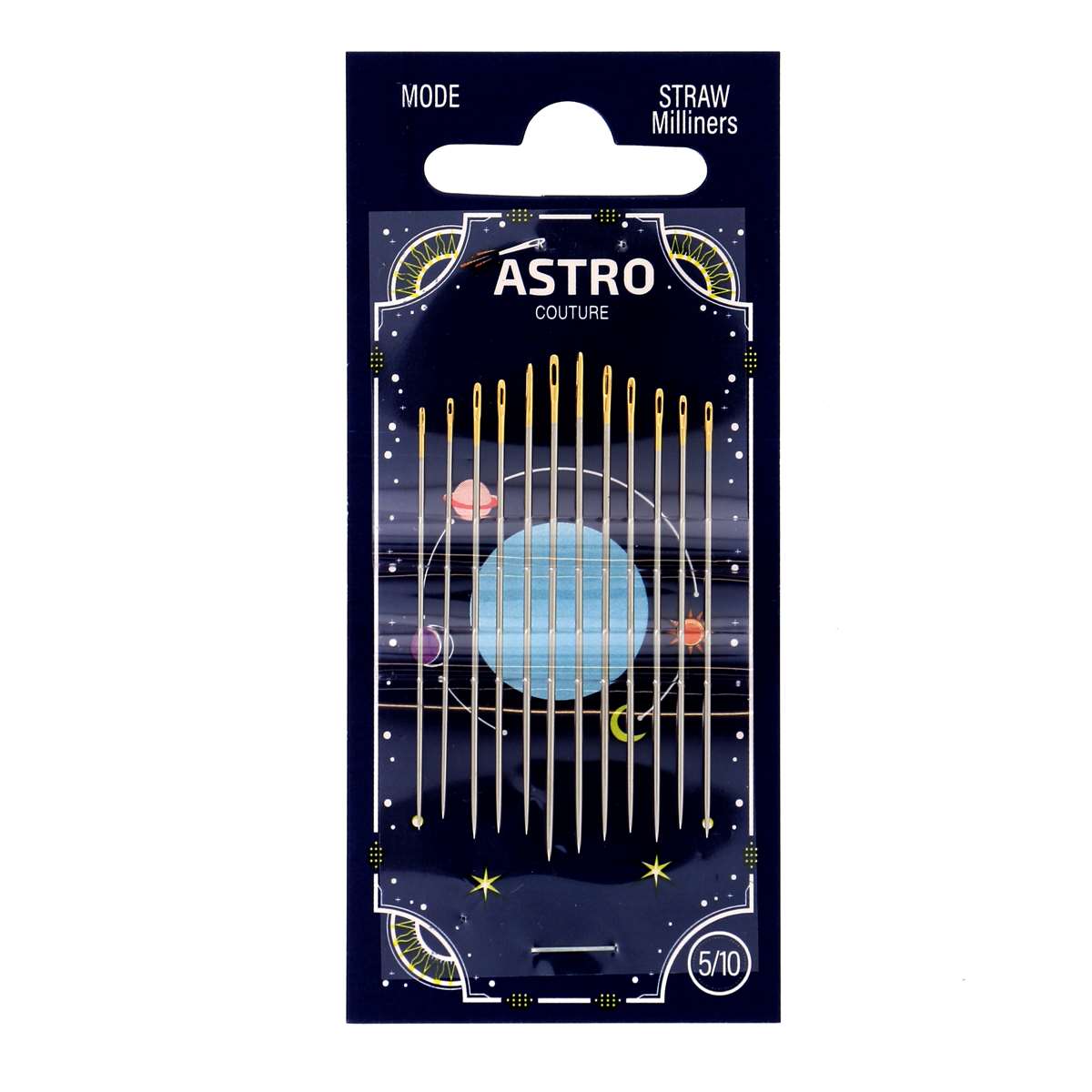 Bohin Astro Couture aiguilles mode N°7 tissu fin x12