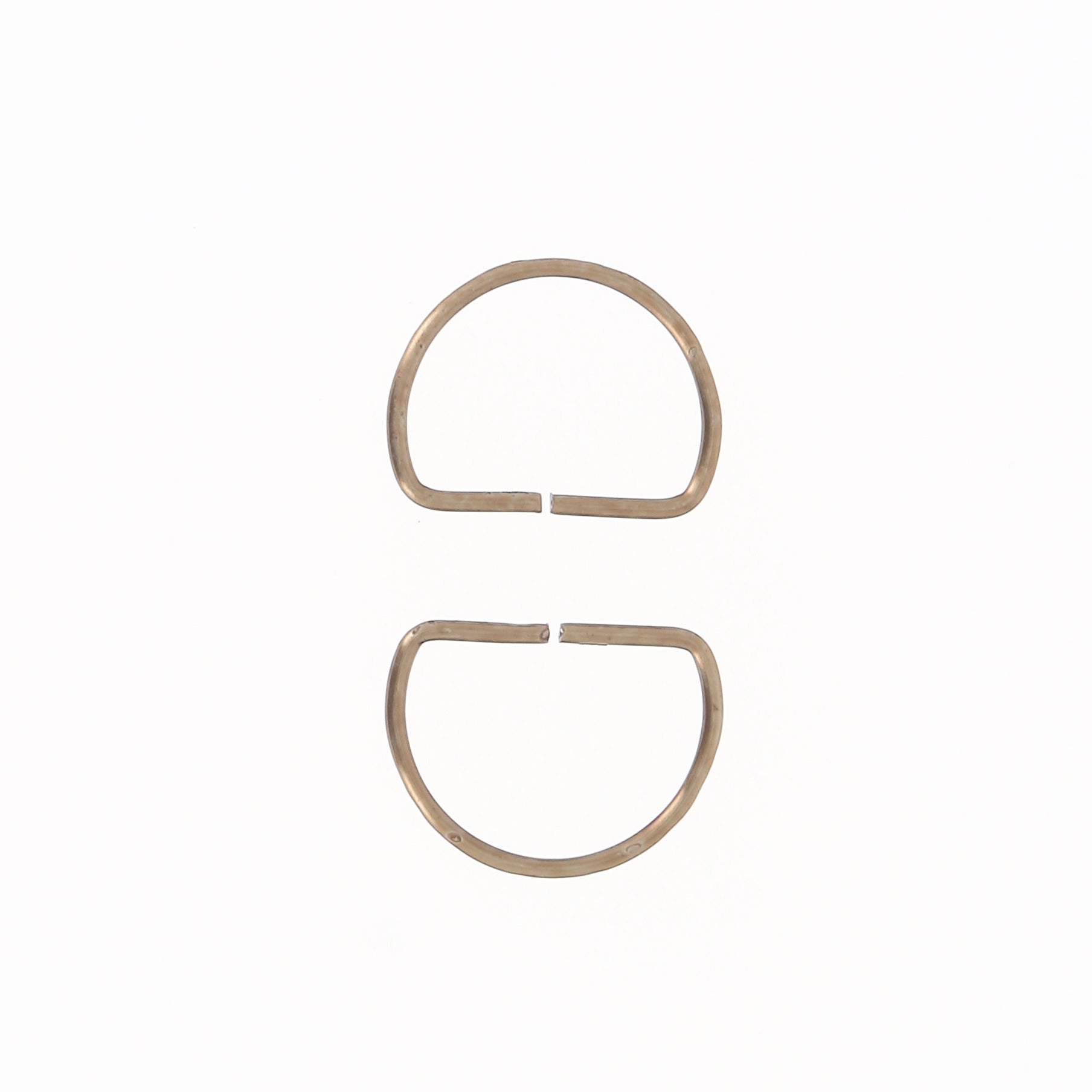 Bohin Accessoires lingerie Anneaux étriers acier 12 mm bronze