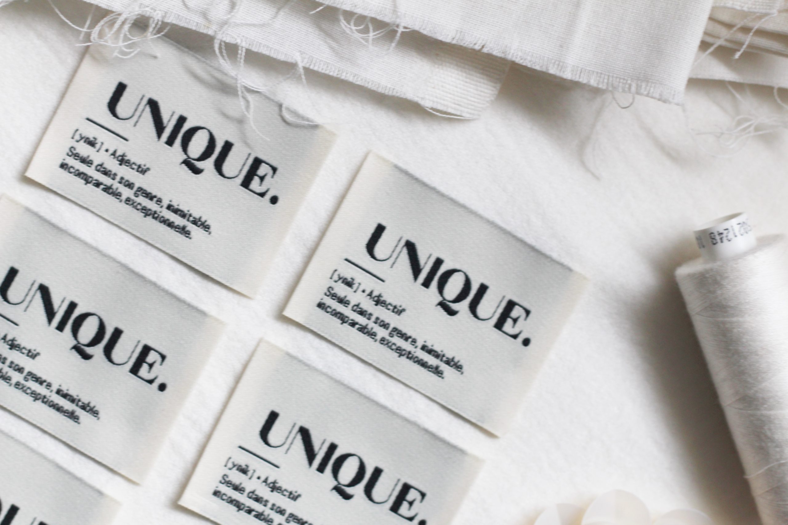 La Petite Maison Couture Unique étiquettes tissées x8 à coudre