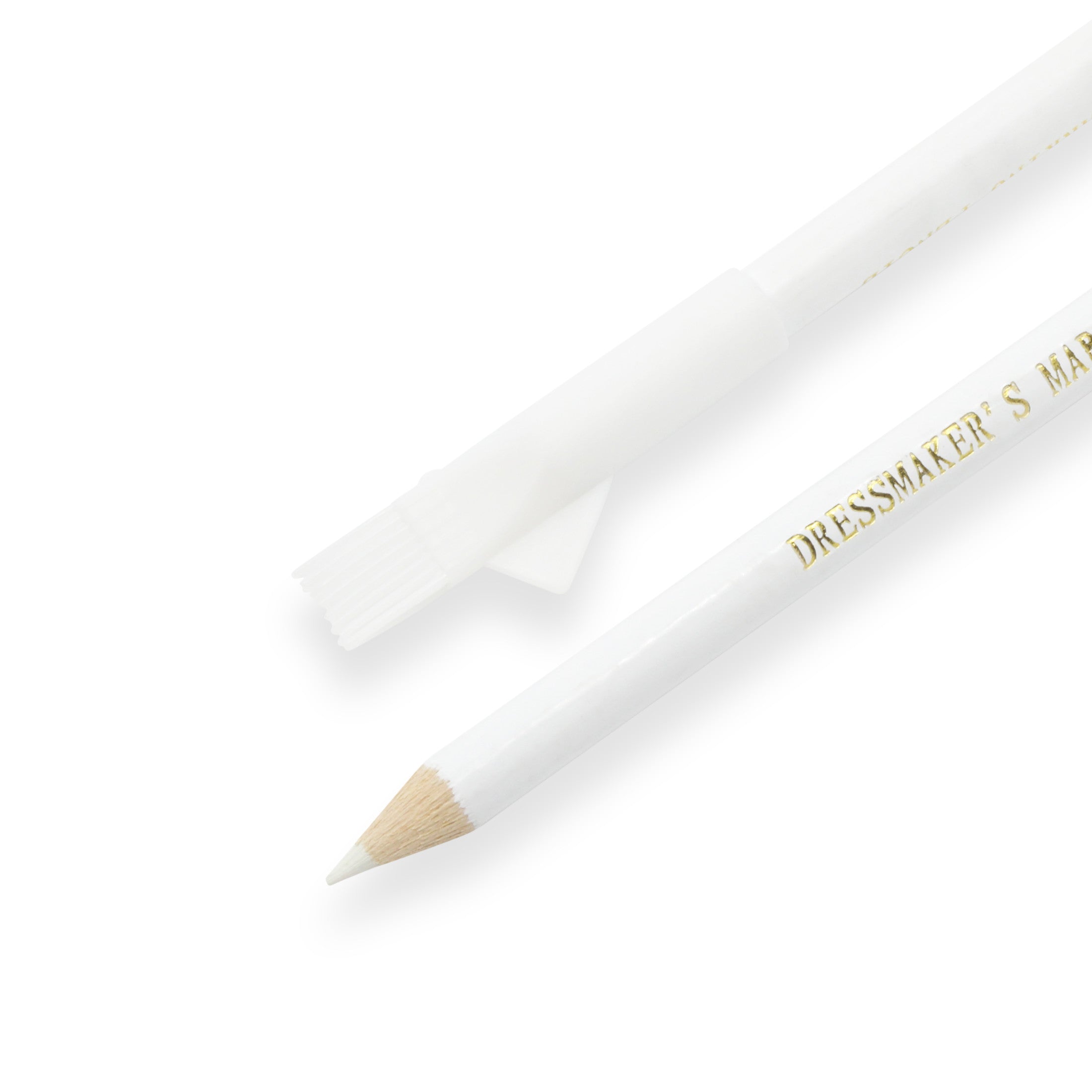 Dritz Marking Crayon couture assorti blanc bleu rose brosse