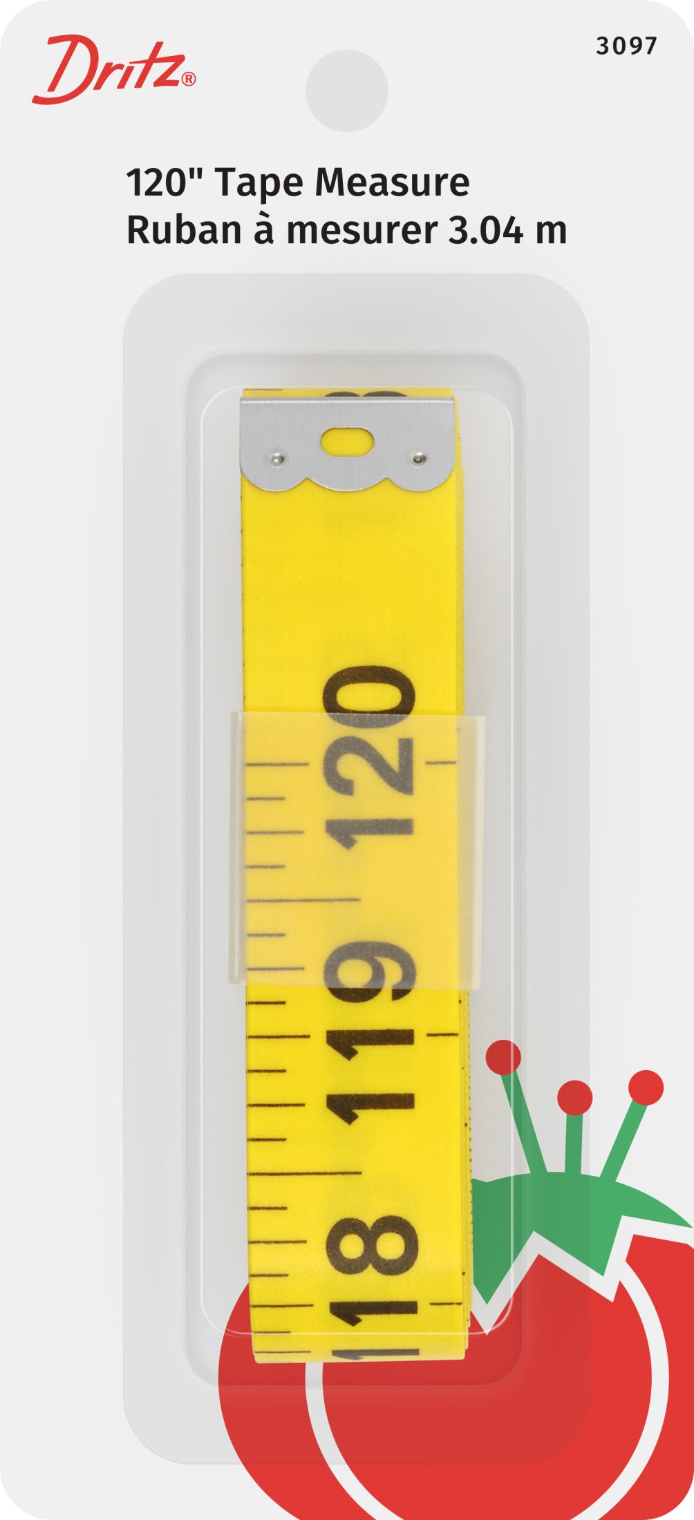 Dritz Mètre Ruban Couture Jaune 305 cm