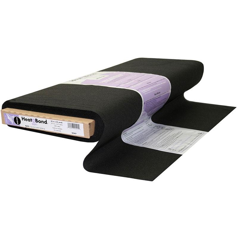 HeatnBond Woven entoilage thermocollant noir 50,8 cm