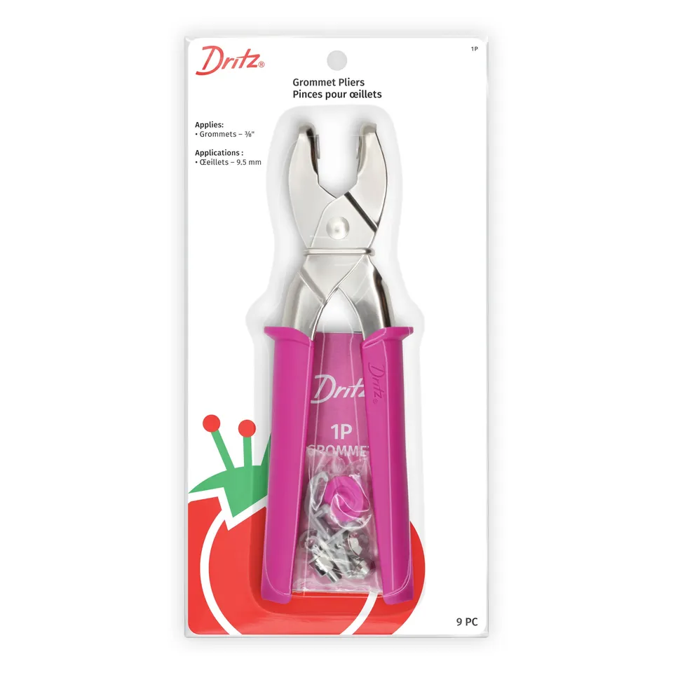 Dritz 1P pince œillets rose 9,5 mm rideau