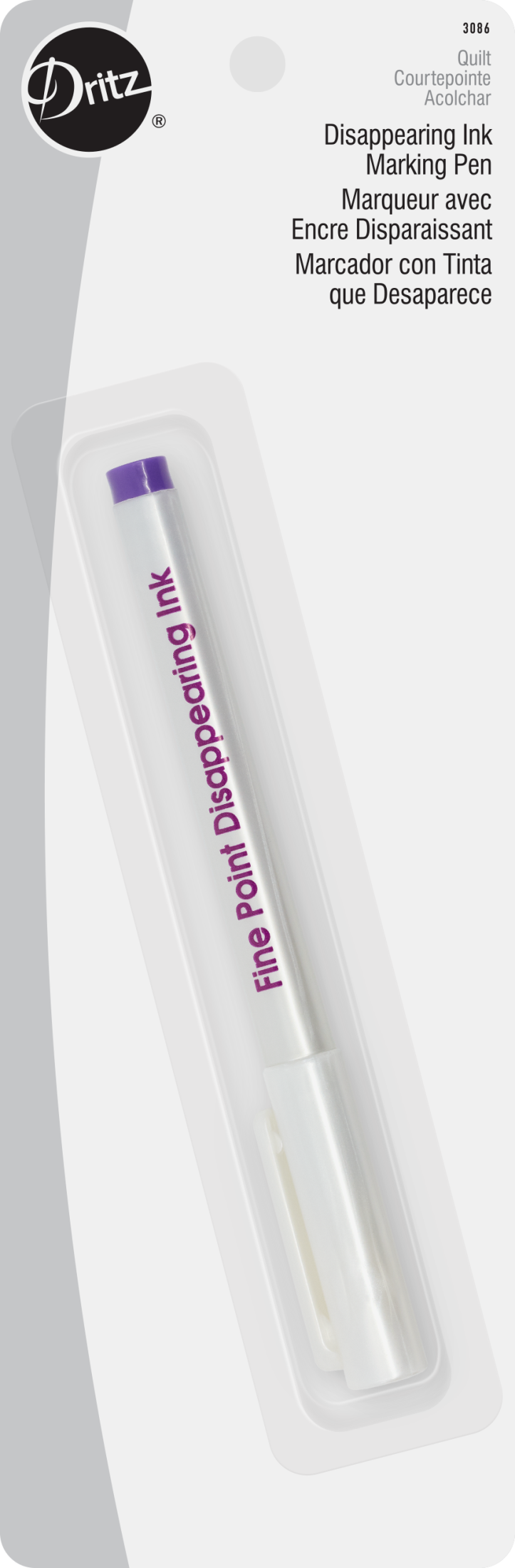 Dritz Marking stylo effaçable violet pointe fine tissu