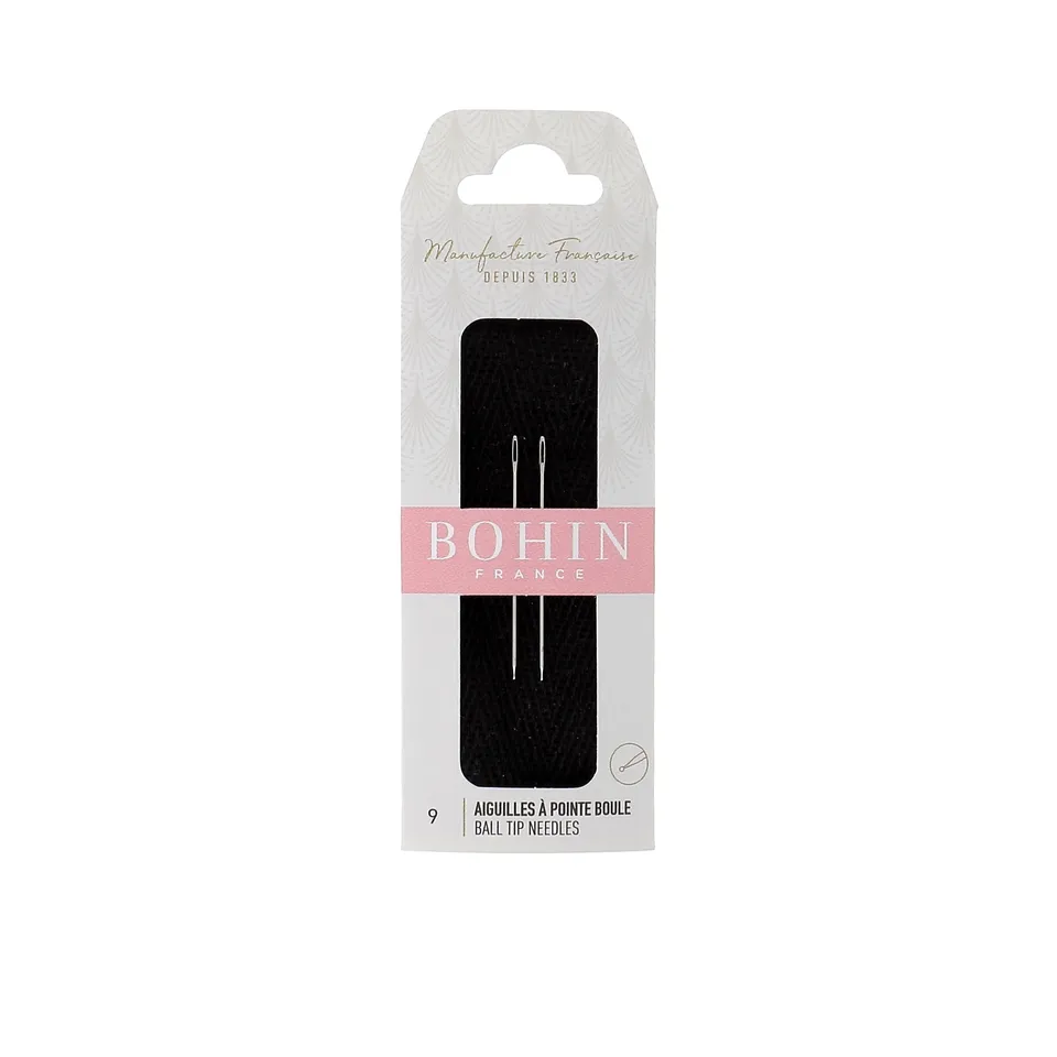 Bohin pointe boule aiguille broderie 40 mm x 0,70 mm