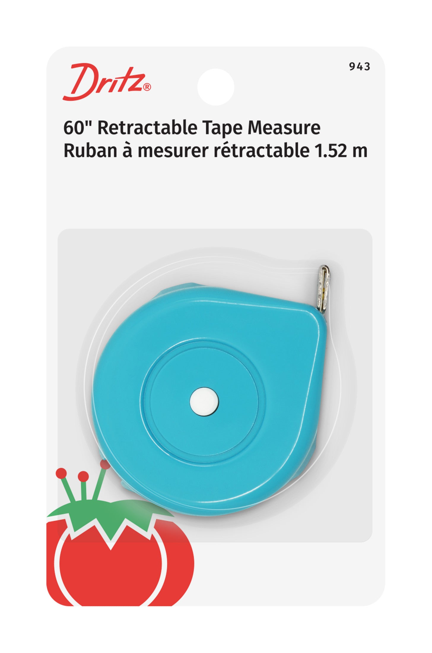 Dritz 943 mètre ruban rétractable 60 pouces assorti