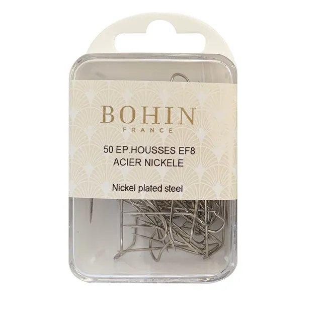 Bohin Épingles fourches 30 mm acier boîte 50