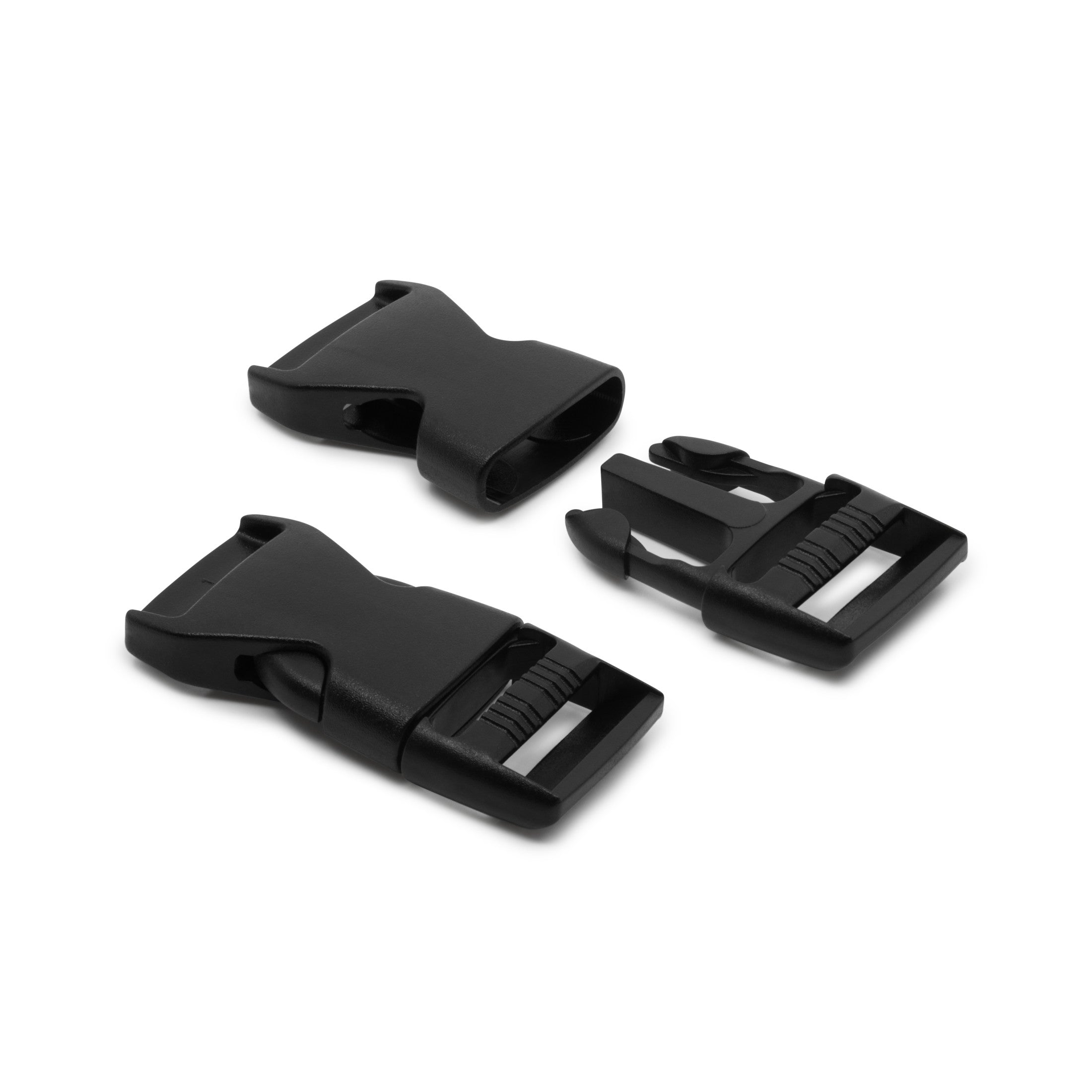 Dritz Parachute boucle plastique noire 25 mm 1 pièce