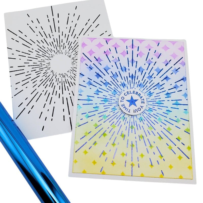 HeatnBond Deco Foil cartes toner Ray of Sunshine A2 x8 feuilles