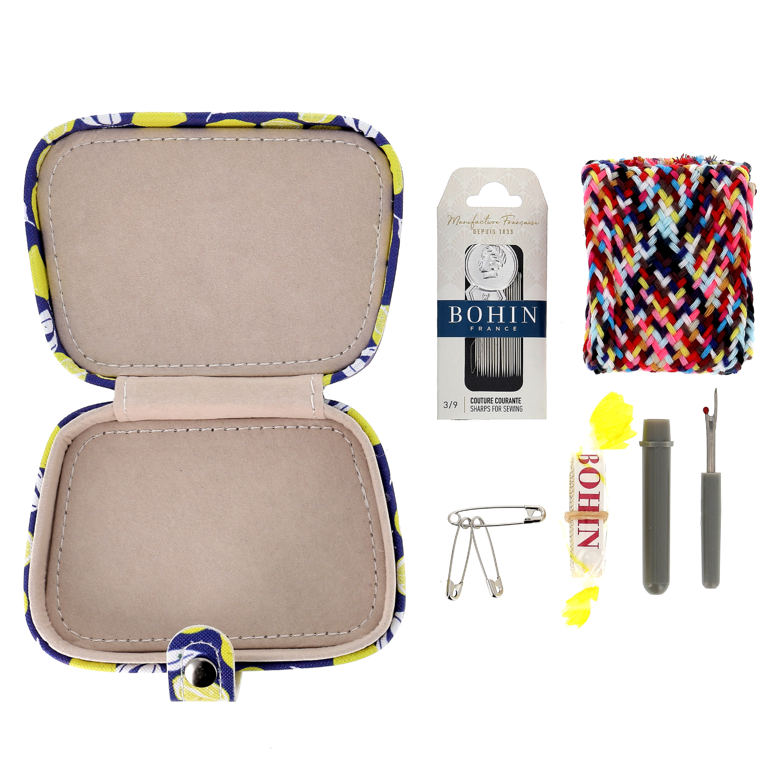 Bohin Dolce Vita trousse couture raccommodage motif