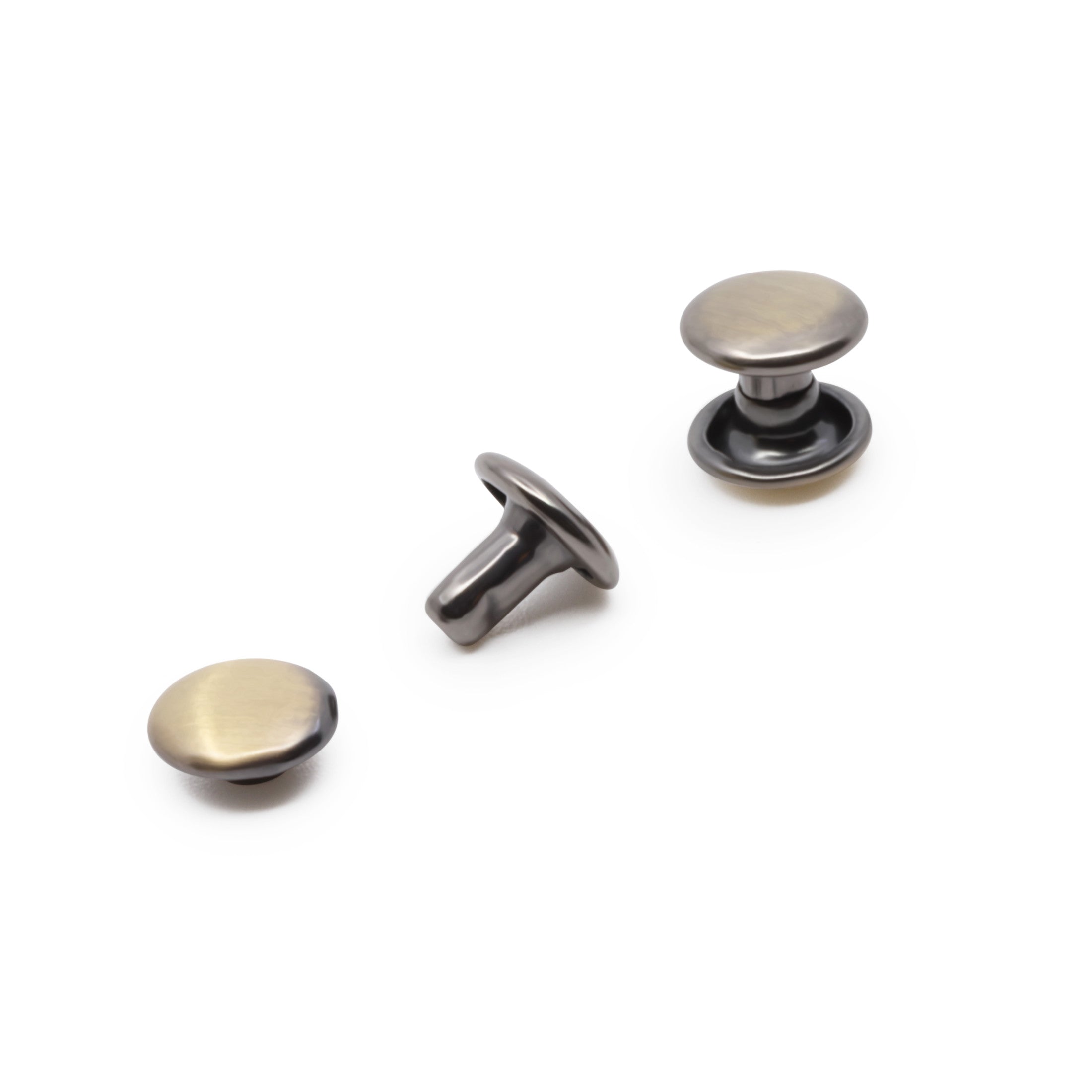 Dritz Double-Cap rivets laiton brossé 8 mm x24