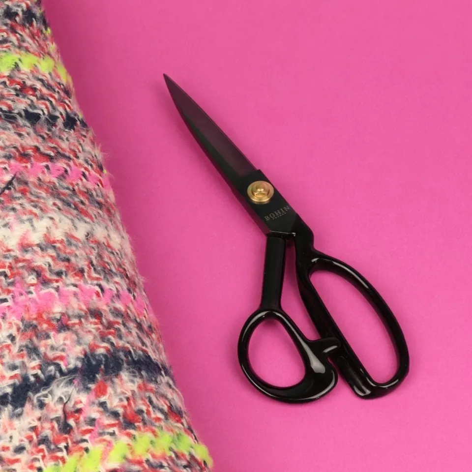 Bohin Coupe Ciseaux tailleur pro acier 25,5 cm tissu épais