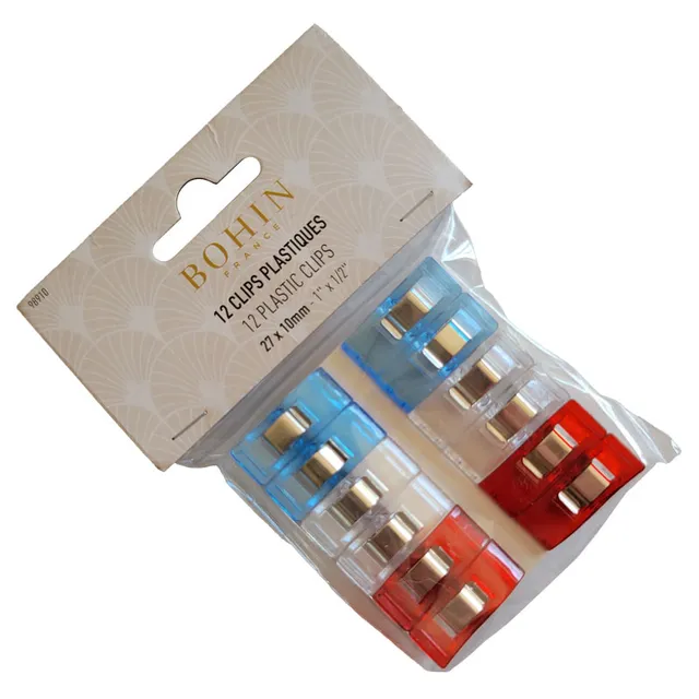 Bohin Pinces à tissu 27 mm clips couture tissus épais