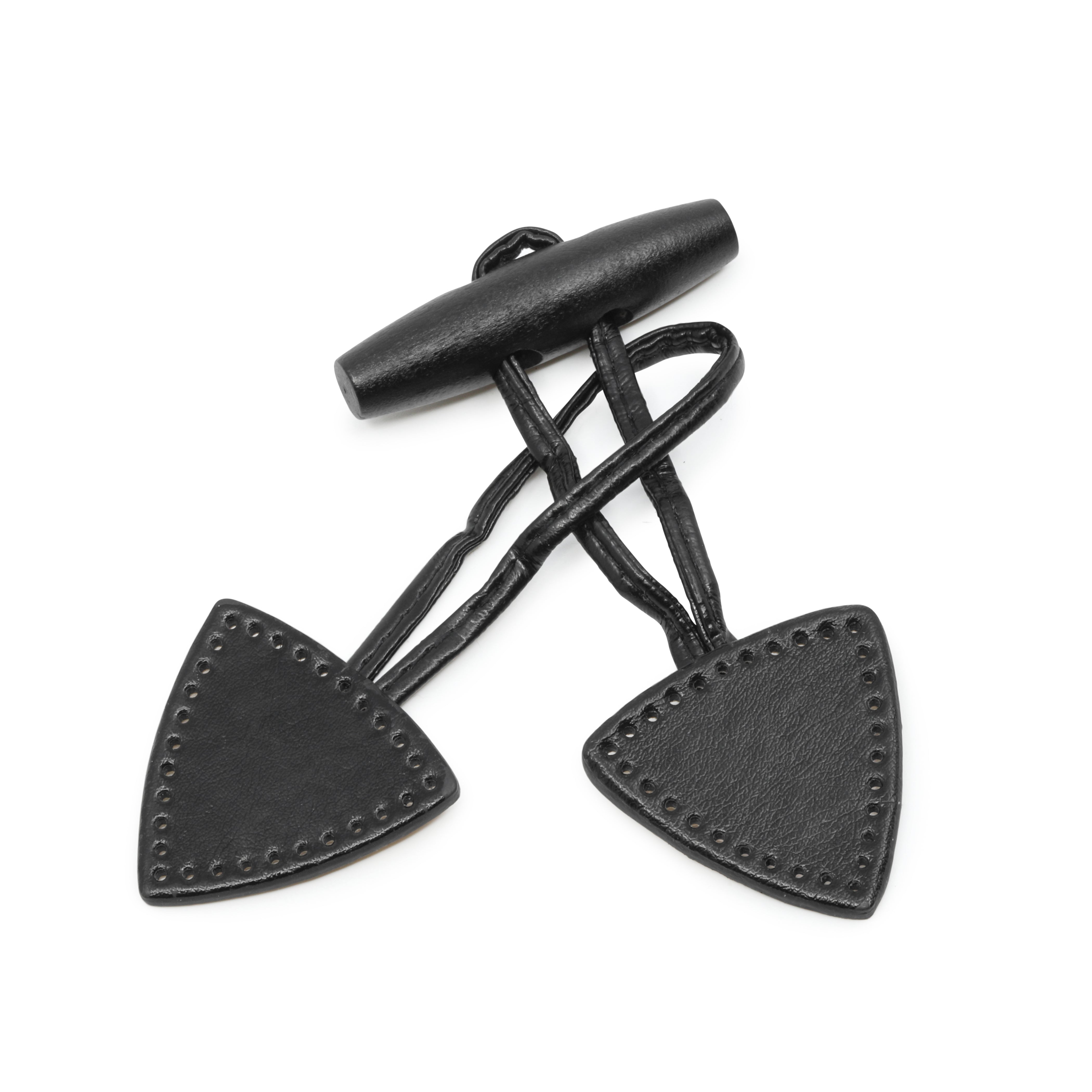 Dritz brandebourg à coudre toggle bois noir 1 pièce