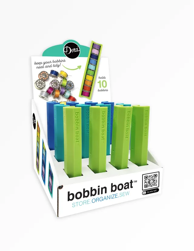 Dritz Sewing Baskets Boîte canettes Bobbin Boat rangement