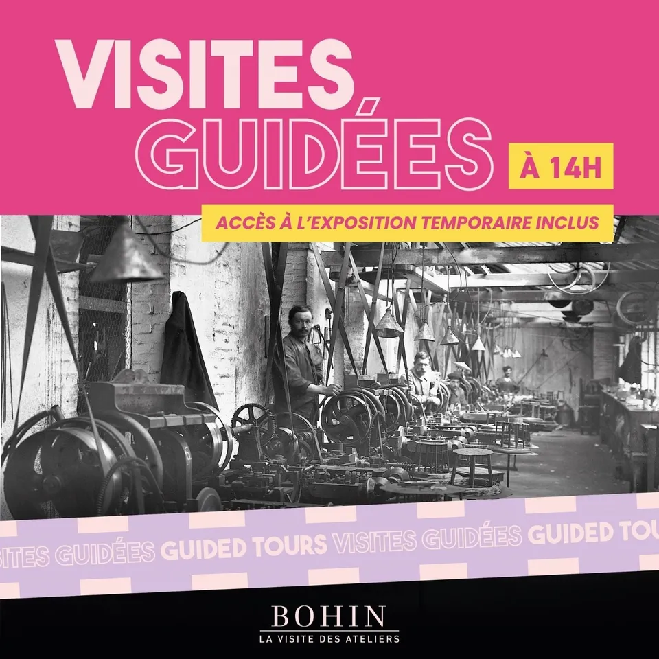 Bohin Cartes cadeaux Visite guidée atelier 6-17 ans