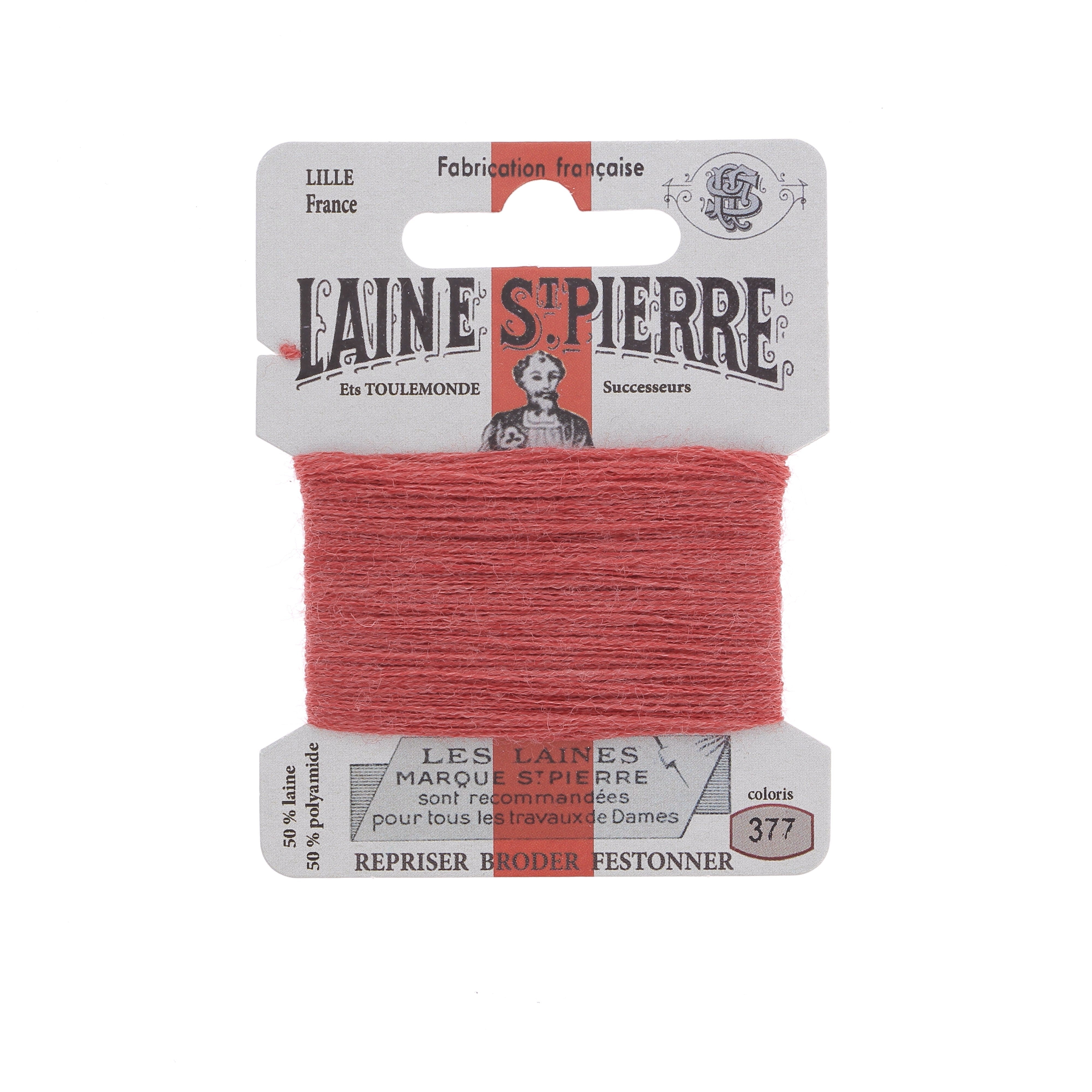 Bohin Laine St Pierre fil broder laine orge 322 jaune