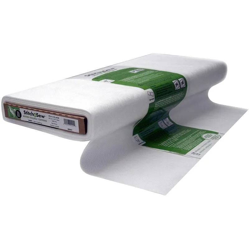 HeatnBond StitchnSew Q2421 stabilisateur hydrosoluble blanc 2 yards