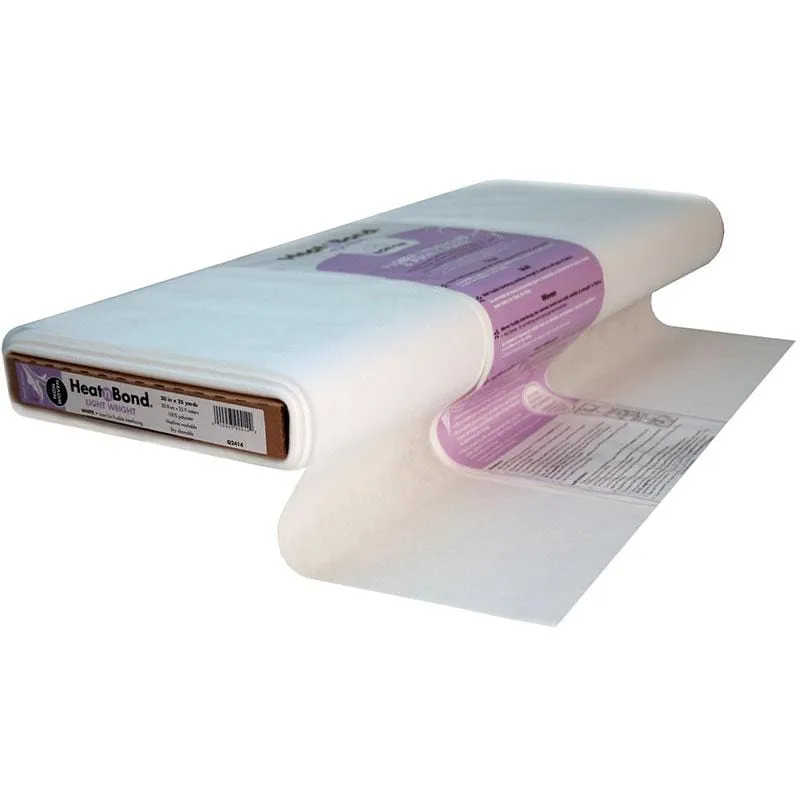 HeatnBond Non-Woven léger entoilage thermocollant blanc 50,8 cm