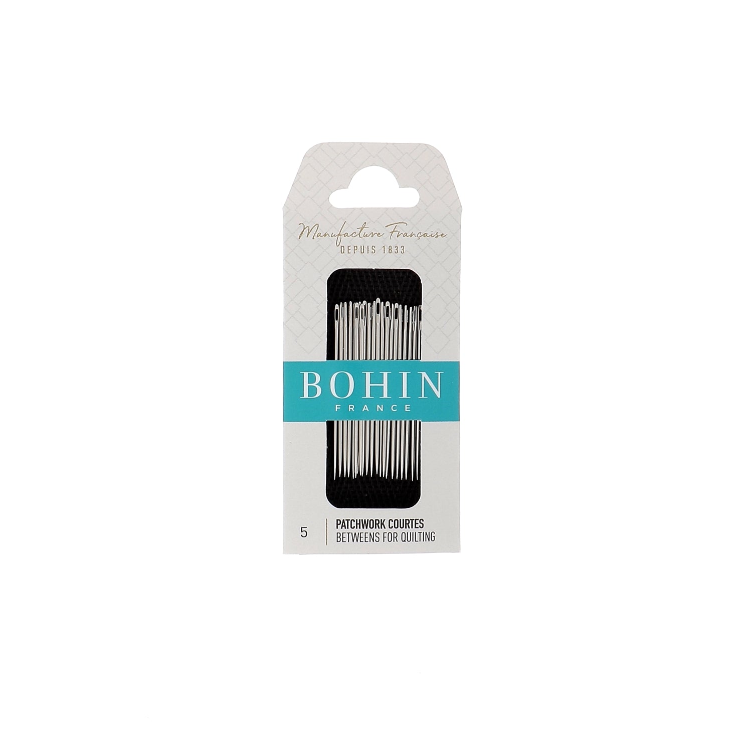 Bohin Aiguilles Patchwork Courtes N°7 – Aiguille Couture Main