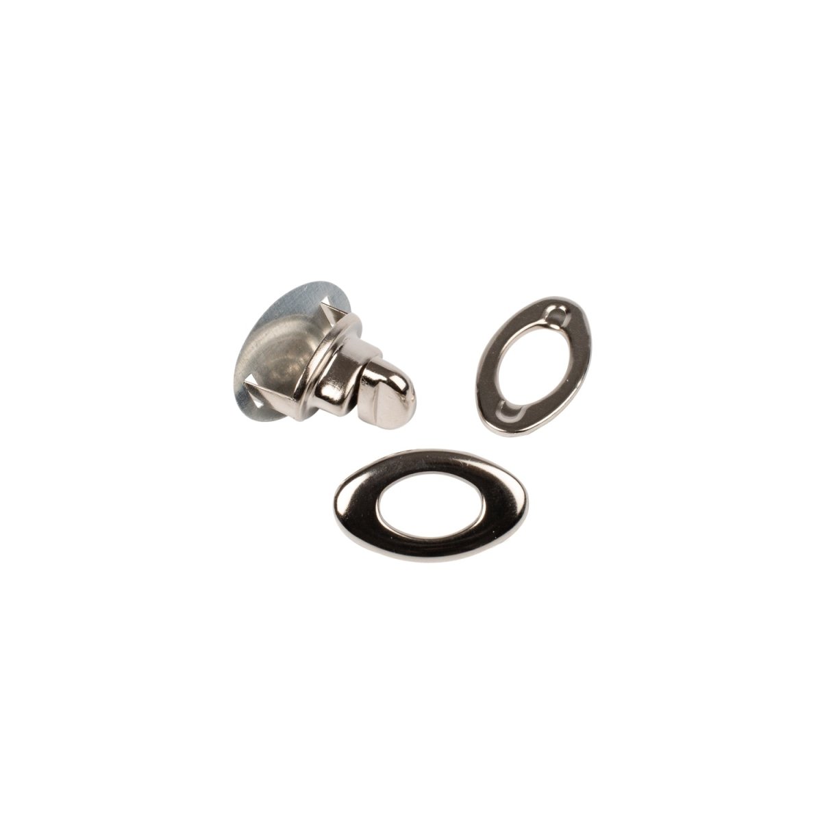 Bohin Fermoir Tourniquet Argent 35x20 mm – Fermoir Sac Métal