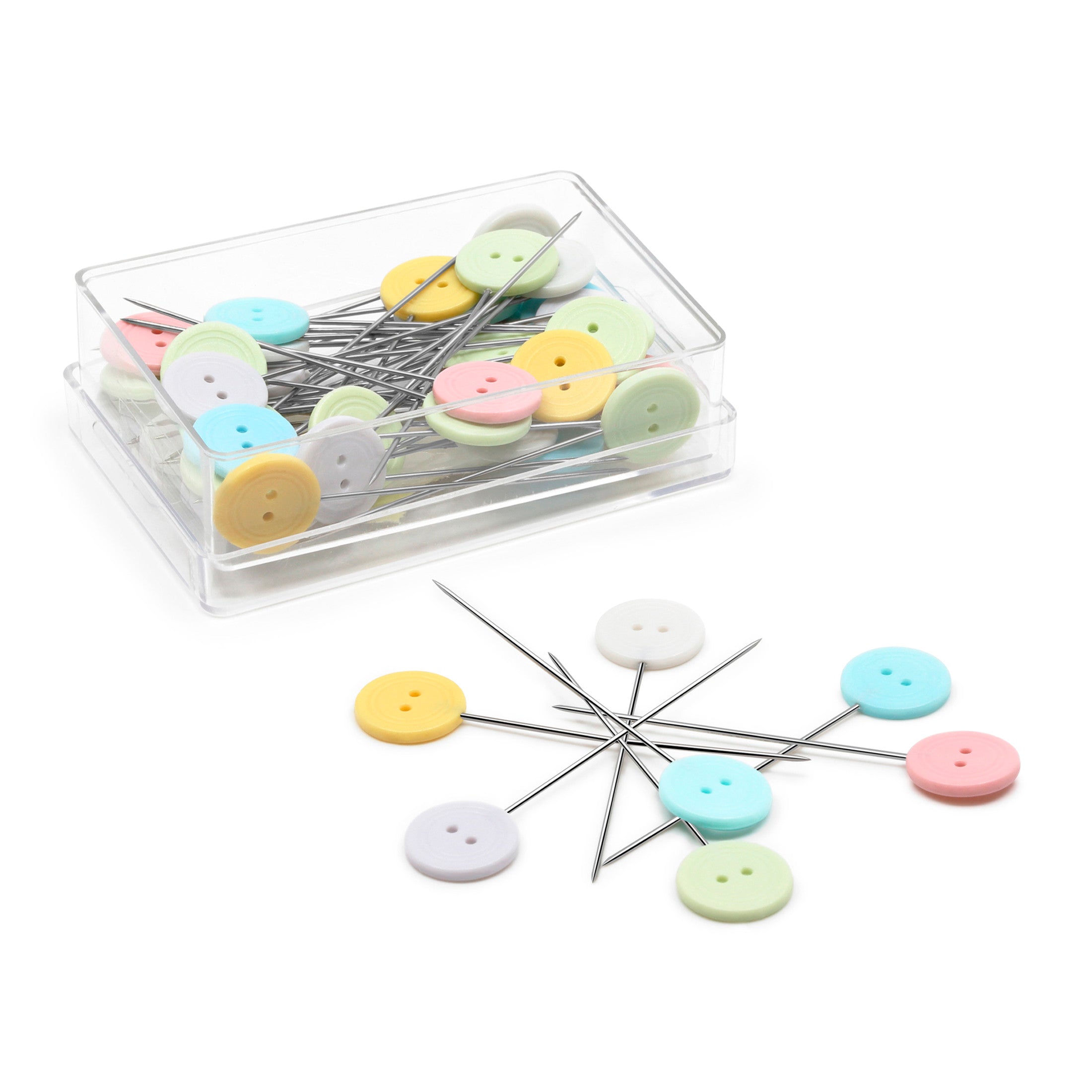 Dritz Pins Épingles Tête Plate 67 Assorties 50 pc Repassables