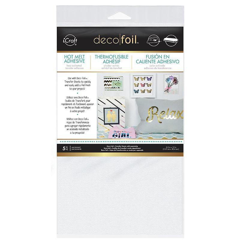 HeatnBond Deco Foil adhésif transfert Hot Melt 5 feuilles