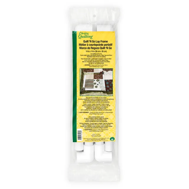 Dritz Quilting Cadre Quilt-N-Go 14"x14" PVC Portable
