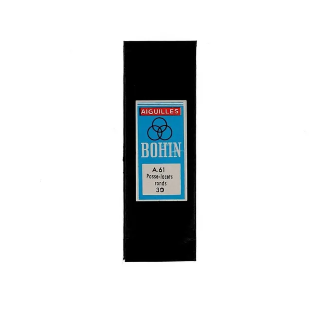 Bohin Aiguilles passe-lacets ronds et plats 70 mm