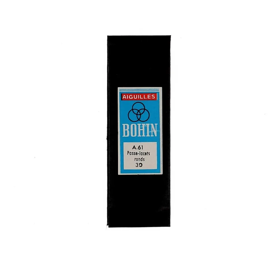 Bohin Aiguilles passe-lacets ronds et plats 70 mm