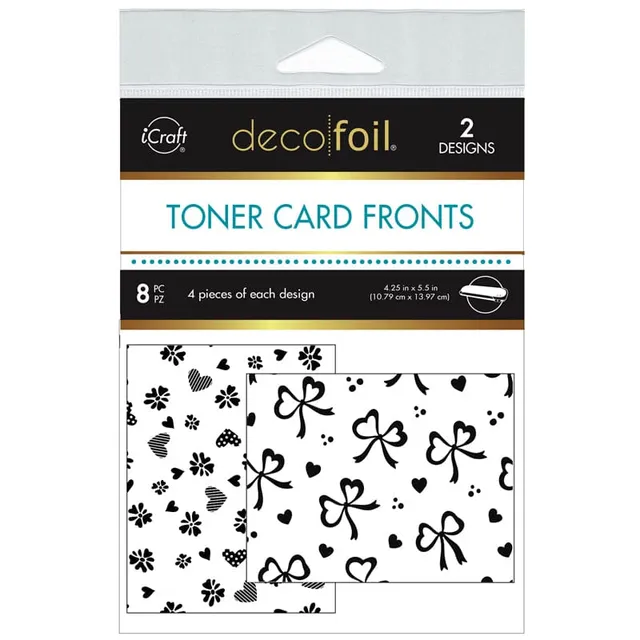HeatnBond Deco Foil Heartstrings 8 feuilles toner A2