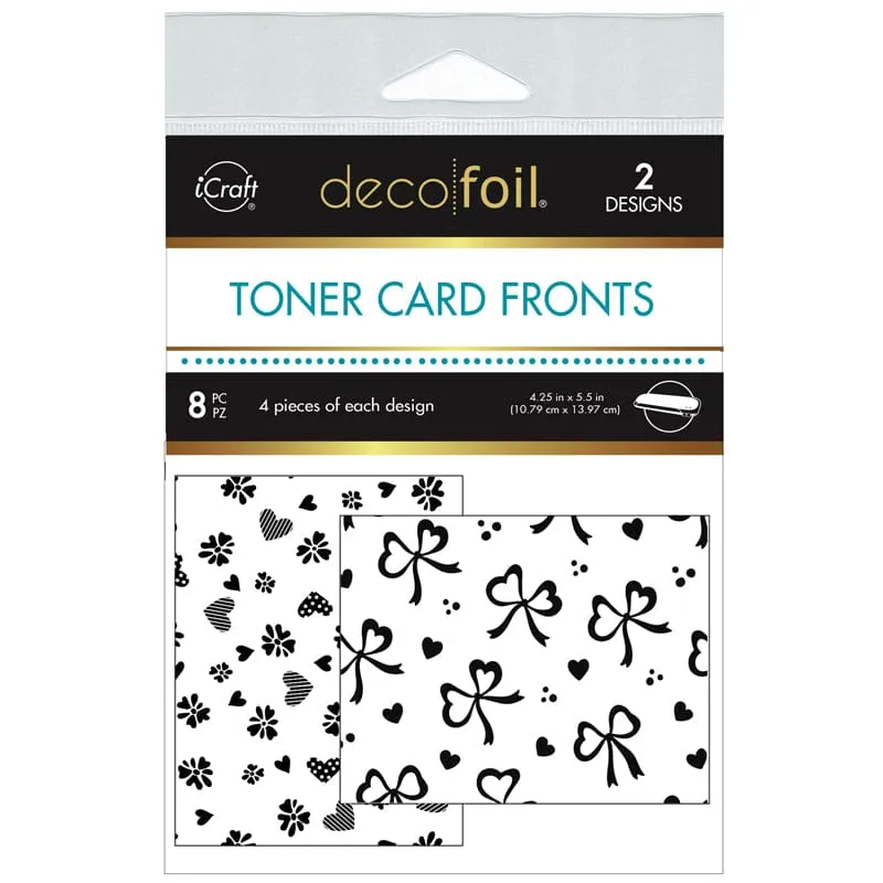HeatnBond Deco Foil Heartstrings 8 feuilles toner A2