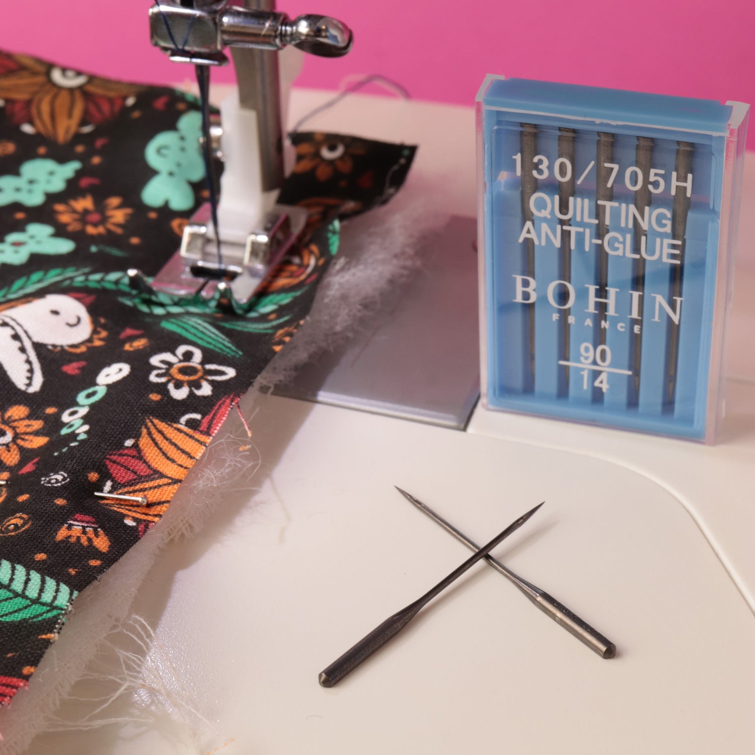 Bohin Accessoires machine à coudre Aiguilles anti-colle 90 x5 patchwork