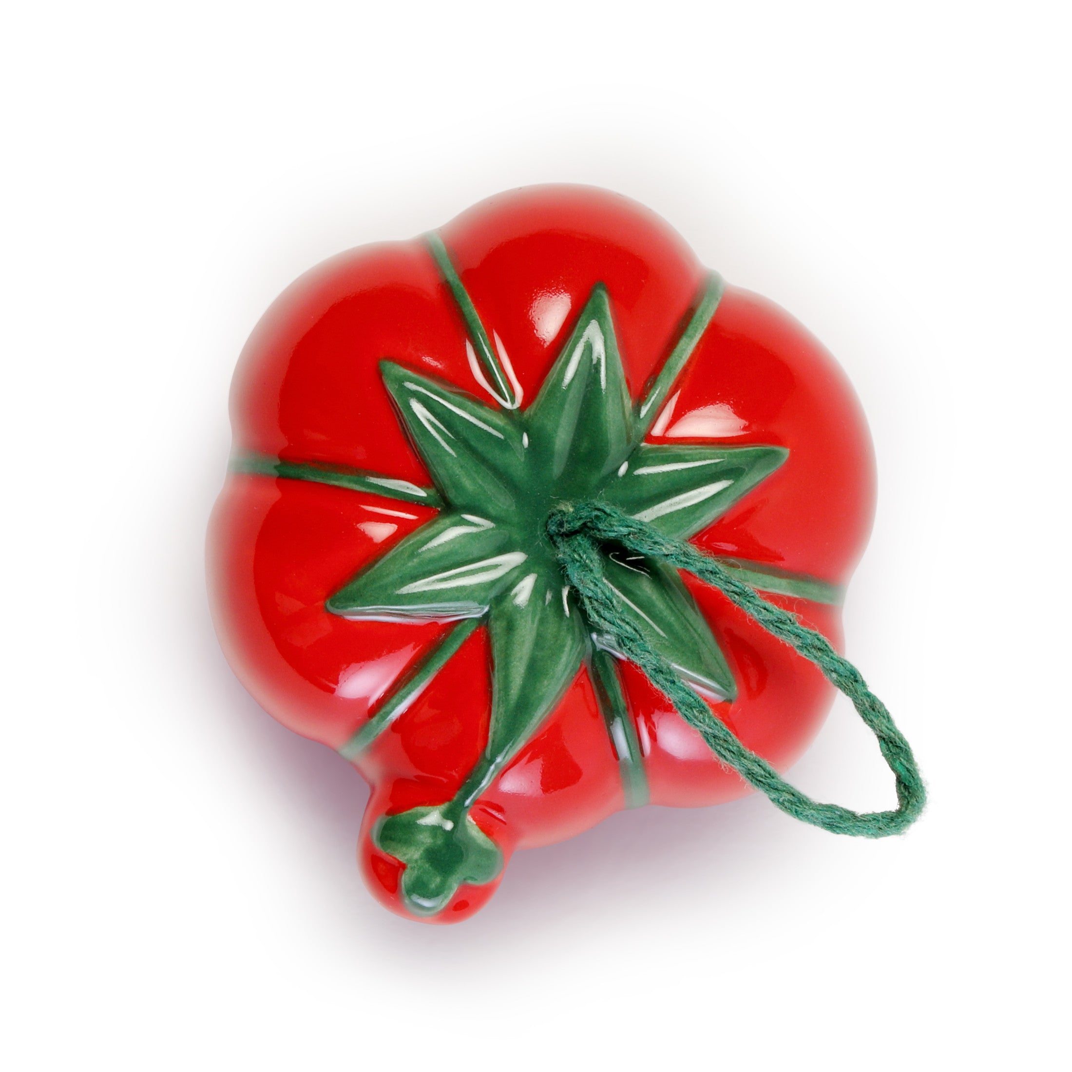 Dritz Pelote Tomate Ornement Céramique Déco Noël
