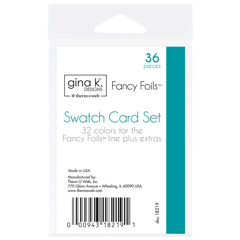 Gina K. Designs Fancy Foil Cartes nuancier 36 cartes