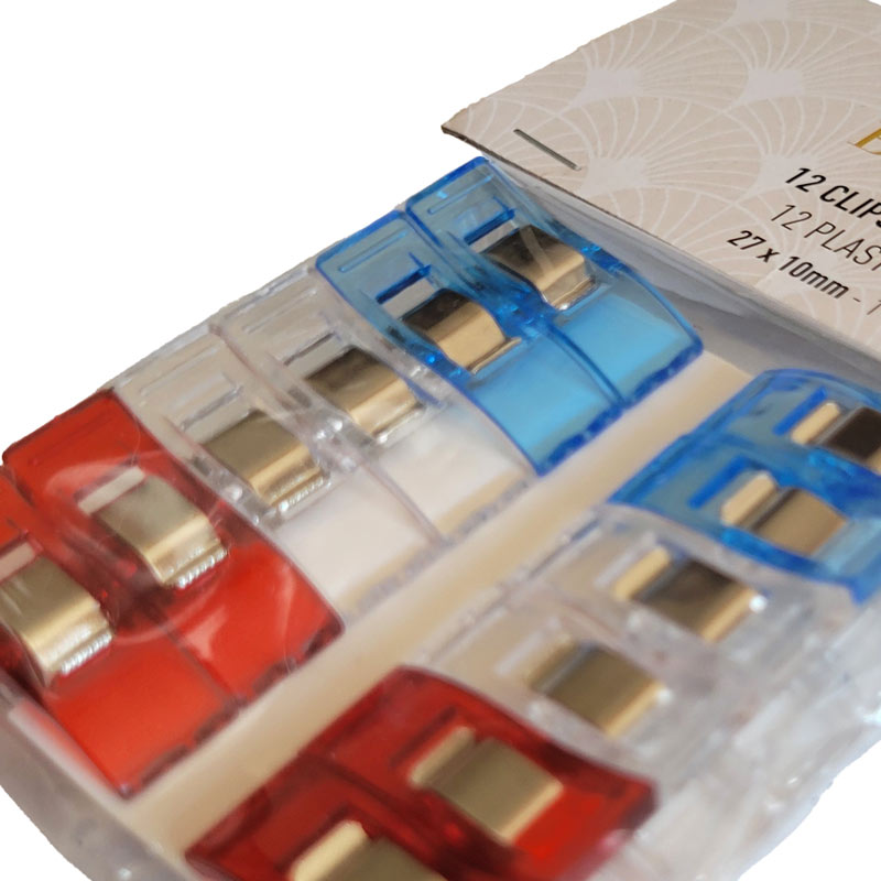 Bohin Pinces à tissu 27 mm clips couture tissus épais