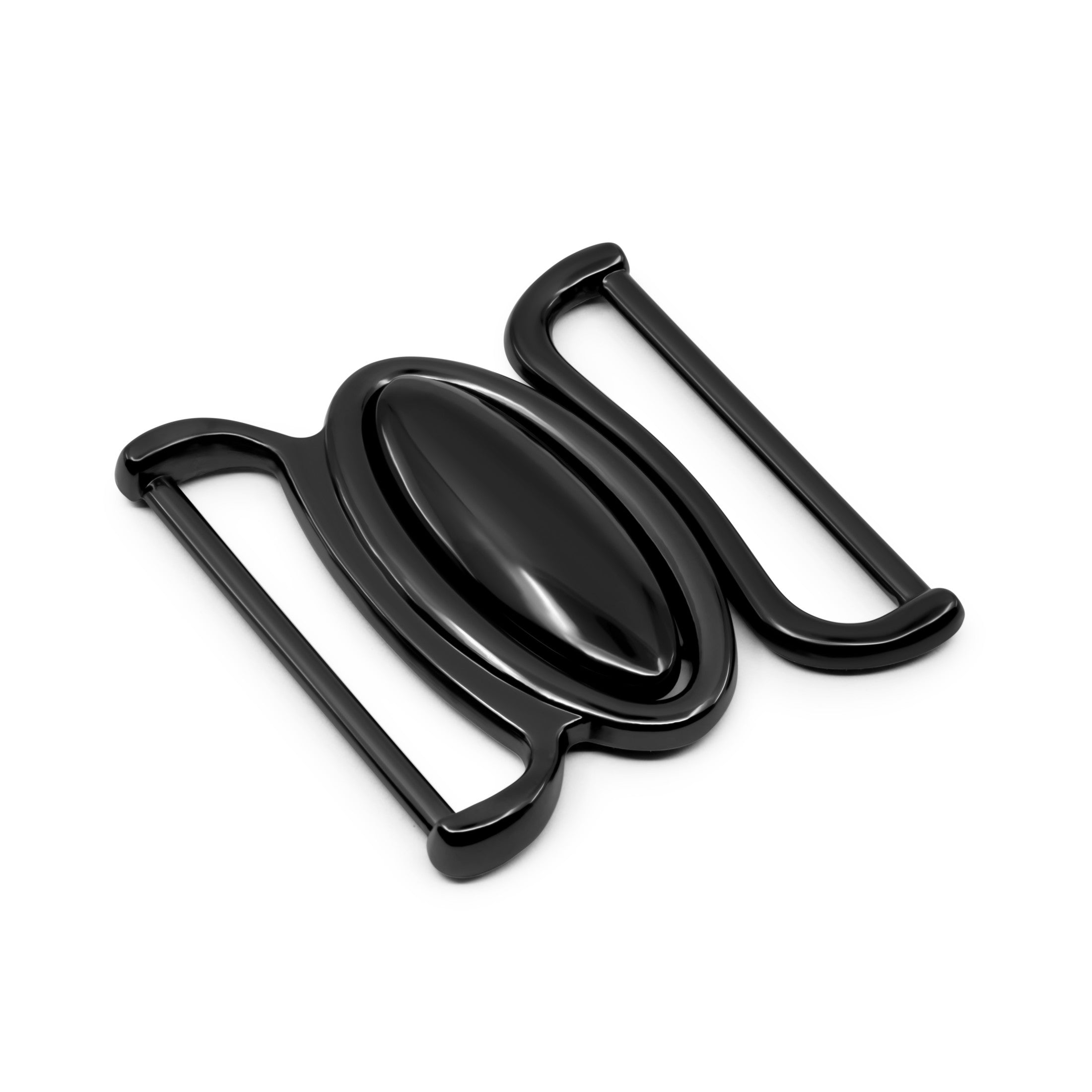 Dritz 195-33 boucle ceinture ovale 50 mm gunmetal métal