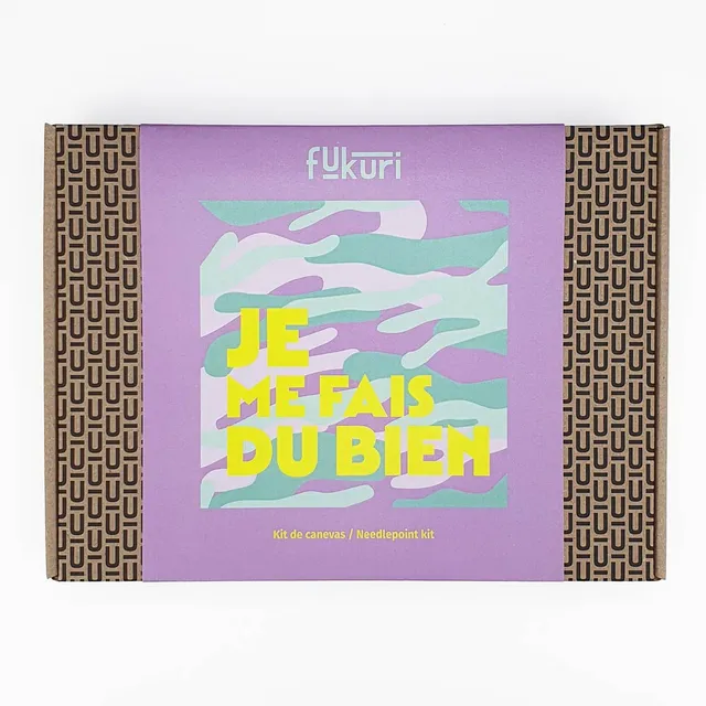 Bohin Fukuri Kit Canevas 20x20 cm Débutant