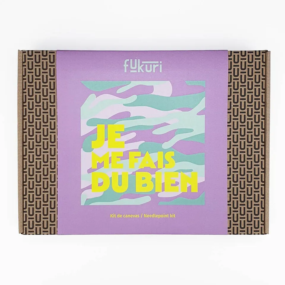 Bohin Fukuri Kit Canevas 20x20 cm Débutant