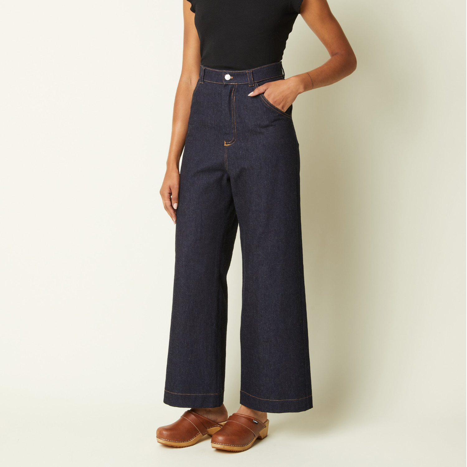 Atelier Brunette LE Jean Wide Leg patron pantalon taille haute